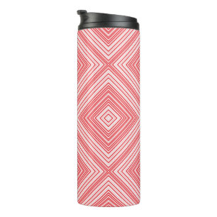 Peppermint Geometric Thermal Travel Tumbler Thermosbecher