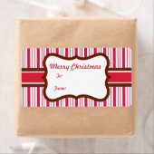 Peppermint-Geschenk Tag Weihnachtsmarken (Insitu)