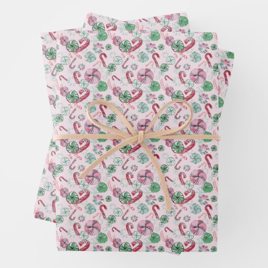 Peppermint Geschenkpapier Set (Beispiel)