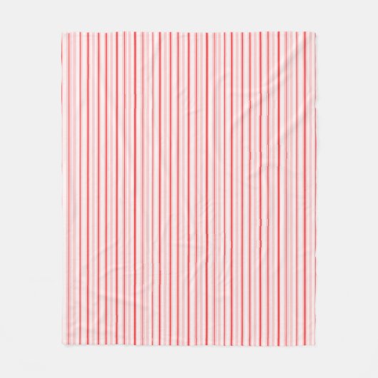Peppermint gestreift Fleece Blanket (Vorderseite)
