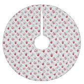 Peppermint-Gewürzbaumrock Polyester Weihnachtsbaumdecke (Vorderseite)