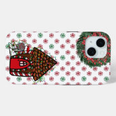 Peppermint Gingerbread House Case-Mate iPhone case (Rückseite (Horizontal))