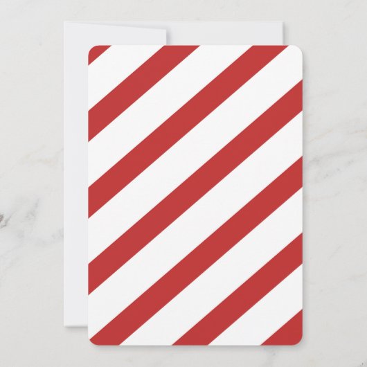 Peppermint Gingerbread Man Holiday Book Request Einladung (Rückseite)