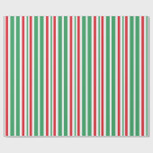 Peppermint Grüne Weihnachtscreme Geschenkpapier (Flach)