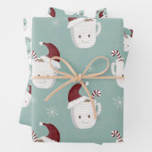 Peppermint Heiße Schokolade Weihnachtsgeschenk Wra Geschenkpapier Set (Beispiel)