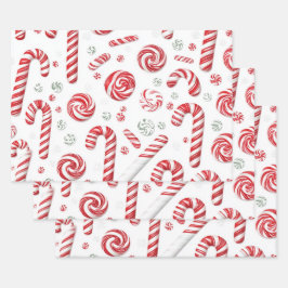 Peppermint Holidays Geschenkpapier Set