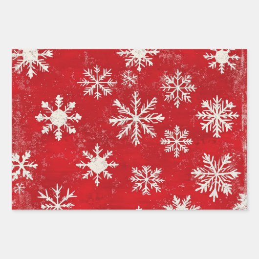 Peppermint Holidays Geschenkpapier Set (Vorderseite)