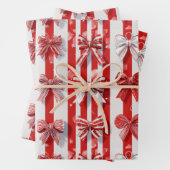 Peppermint Holidays Geschenkpapier Set (Beispiel)