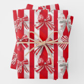 Peppermint Holidays Geschenkpapier Set (Beispiel)