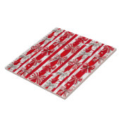 Peppermint Holidays Keramik Tile Fliese (Seite)