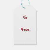 Peppermint Joy Geschenkanhänger (Rückseite)