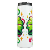 Peppermint Joy: Holiday Candy Character Thermosbecher (Rückseite)