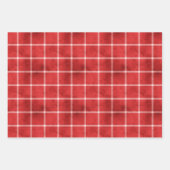 Peppermint Kariert Holiday Wrapping Paper Sheets Geschenkpapier Set (Vorderseite 3)