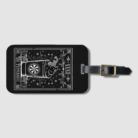 Peppermint Latte-Tarot-Karte Gepäckanhänger (Vorderseite (Horizontal))