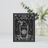 Peppermint Latte-Tarot-Karte Postkarte (Stehend Vorderseite)
