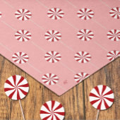 Peppermint Lollipops Pink Holiday Tissue Seidenpapier