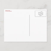 Peppermint Lollipops Save the Date Postkarte (Rückseite)