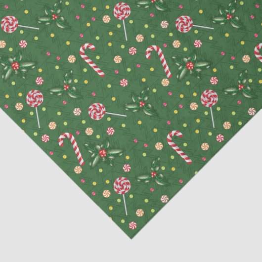 Peppermint Lollipops Seidenpapier (Ausschnitt)