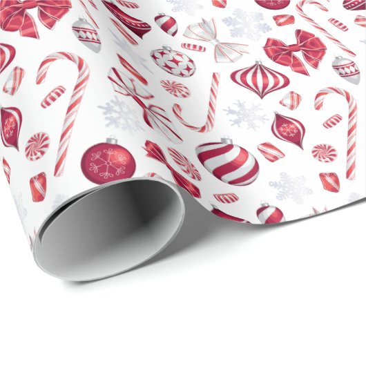 Peppermint Magic Wrapping Paper Geschenkpapier (Rolleneckpunkt)