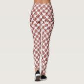 Peppermint Minze Weihnachts Candy Holiday Süßigkei Leggings (Rückseite)