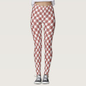 Peppermint Minze Weihnachts Candy Holiday Süßigkei Leggings (Vorderseite)