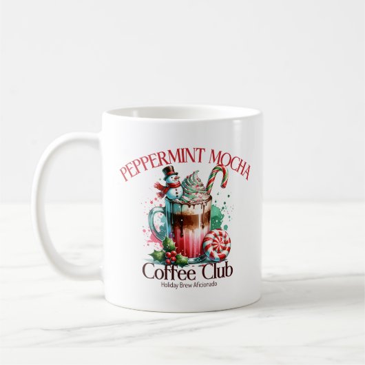 Peppermint Mocha Coffee Club Kaffeetasse (Links)