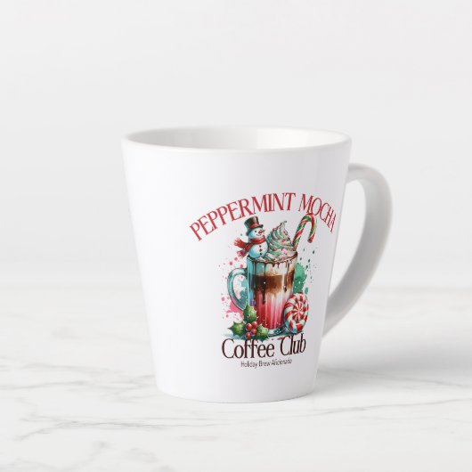 Peppermint Mocha Coffee Club Milchtasse (Rechte Ecke)