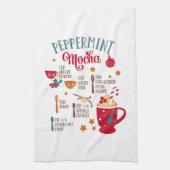Peppermint Mocha Geschirrtuch (Vertikal)