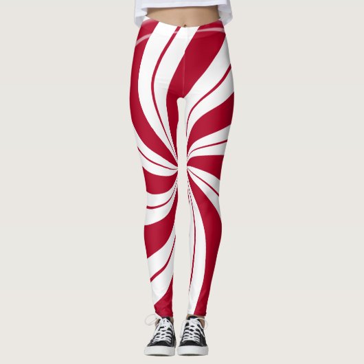 Peppermint Multi Swirl Leggings (Vorderseite)