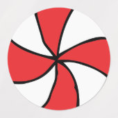 Peppermint Niedlich Candy Clipart Peppermint Clipa Etiketten (Design 1)