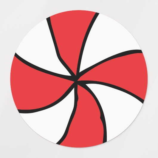 Peppermint Niedlich Candy Clipart Peppermint Clipa Etiketten (Design 1)