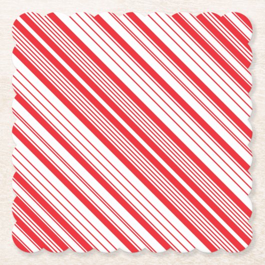 Peppermint Paper-Untersetzer Untersetzer (Vorderseite)