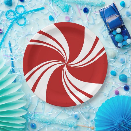 Peppermint-Papierplatte Pappteller (Party)