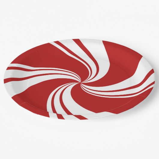 Peppermint Pappteller (Schrägansicht)