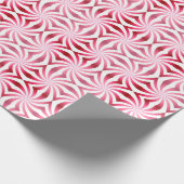 Peppermint Pattern Fun Modernes Geschenk Geschenkpapier (Ecke)