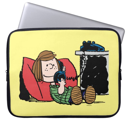 Peppermint Patty auf dem Telefon Laptopschutzhülle (Vorderseite)