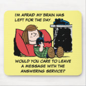 Peppermint Patty auf dem Telefon Mousepad (Vorne)