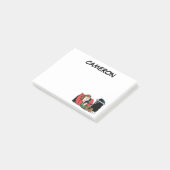 Peppermint Patty auf dem Telefon Post-it Klebezettel (angewinkelt)