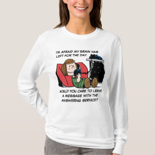 Peppermint Patty auf dem Telefon T-Shirt