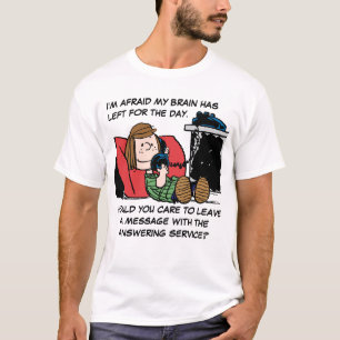 Peppermint Patty auf dem Telefon T-Shirt