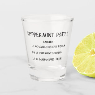 Peppermint-Patty-Neuheit Schnapsglas
