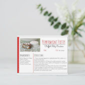 Peppermint Patty Ritz Crackers ( Custom ) Postkarte (Stehend Vorderseite)