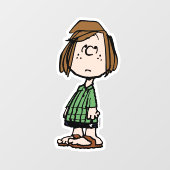 Peppermint Patty Rolling Eyes Fensteraufkleber (Blatt)