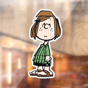 Peppermint Patty Rolling Eyes Fensteraufkleber