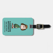 Peppermint Patty Rolling Eyes Gepäckanhänger (Vorderseite horizontal)