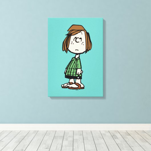 Peppermint Patty Rolling Eyes Leinwanddruck (Insitu (Holzboden))