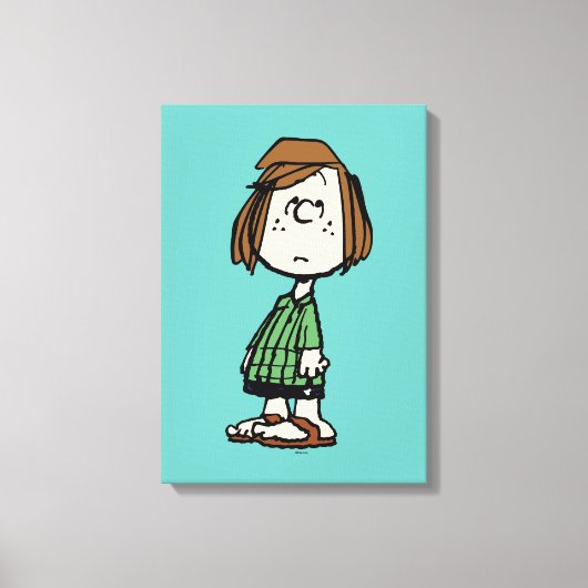 Peppermint Patty Rolling Eyes Leinwanddruck (Vorderseite)