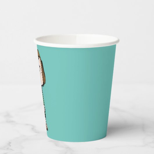 Peppermint Patty Rolling Eyes Pappbecher (Links)