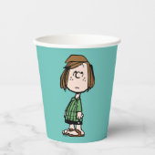 Peppermint Patty Rolling Eyes Pappbecher (Vorderseite)