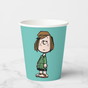 Peppermint Patty Rolling Eyes Pappbecher